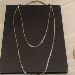 Silver Basket Chain